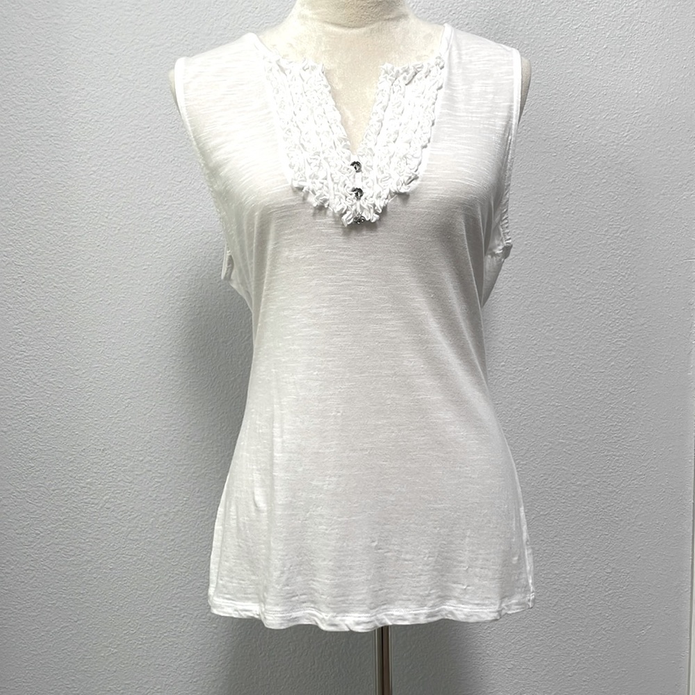 ✨ 2 for $15 ✨ INC ruffled tank